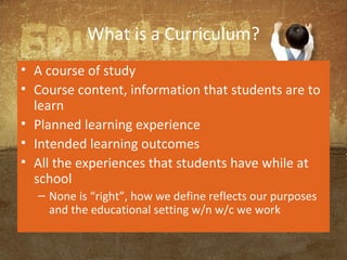 Curriculum Design: Definition, Purpose And Types