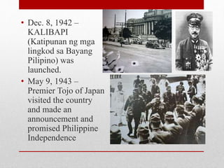 Japanese Occupation in the Philippines | PPT