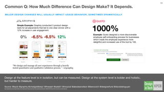 ISCODING
Necessary as A Designer In Tech?
of 370 designer respondents
were overall in favor of coding
93.5%
“Coding skills aren't important.”
“Coding skills can be useful.” “Coding skills are absolutely essential.”
+
–
“Coding skills are unnecessary.”
Being literate in code is important, but being an expert is not necessarily in your favor.
Source // @kpcb #DesignInTech @rochelleking @mgiudice @daviddatnguyen @thesash @johnmaeda
Wikipedia: List of Programming Languages eecs.mit.edu/docs/ug/6-3.pdf
“You need to be curious about AND have a
basic understanding of the technology that
is being used to build your design.”
— Rochelle King / Spotify
“Skills you need: learn to code, deep
knowledge of interaction design, and basics
of visual design.”
— Maria Giudice / Autodesk
“Learn how to write good code. Don't take
just one or two classes, take a lot of
classes so that you can think like a
programmer.”
— David Dat Nguyen / Gusto
“Make sure to learn to code. Design is
becoming more and more complex with each
technological cycle.”
— Sash Catanzarite / Tradesy
z
19
Junior Mid Senior
 