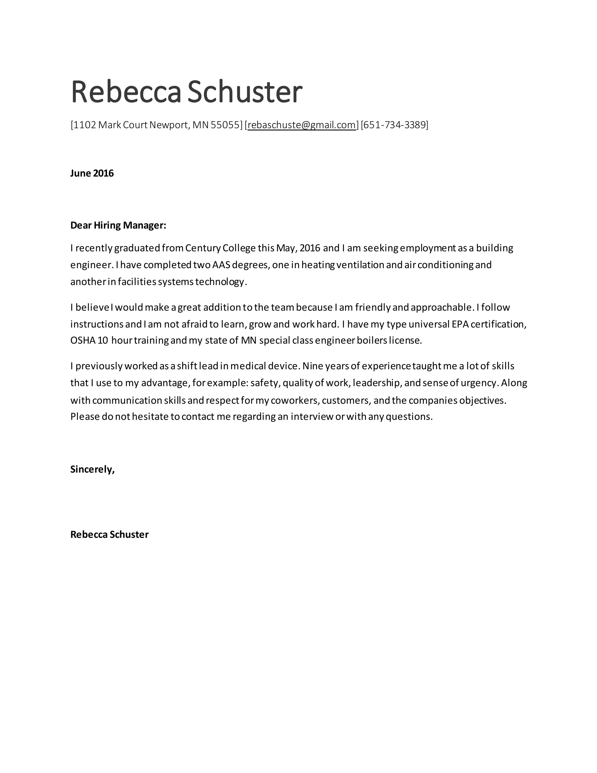 general cover letter | PDF | Free Download