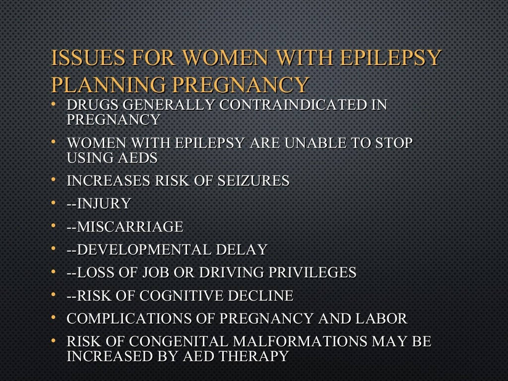 Epilepsy in women