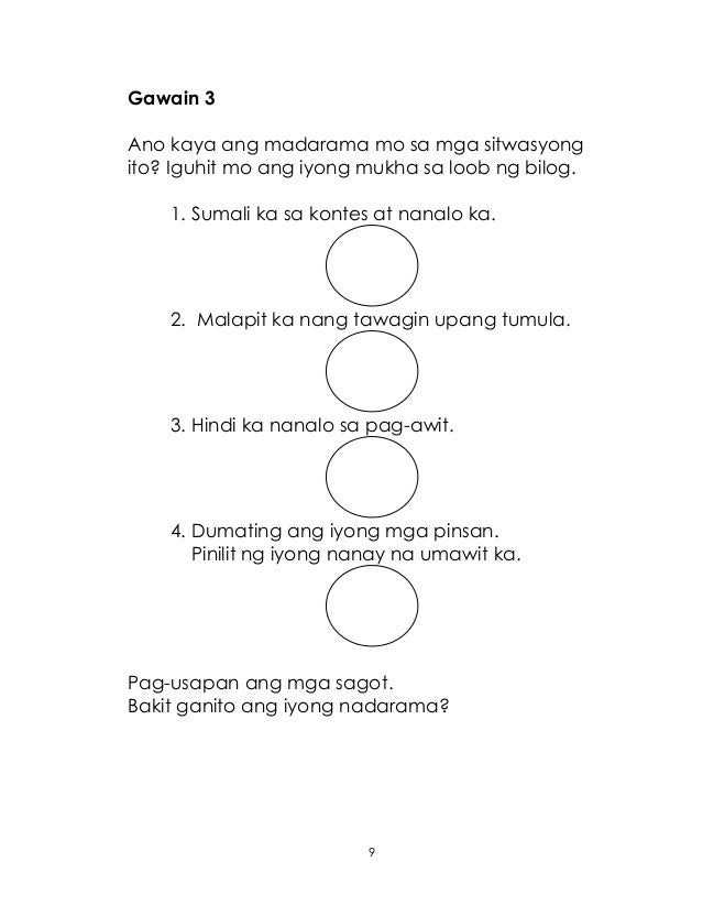 Unang Markahang Pagsusulit Esp 9 Unang Markahang Pagsusulit Edukasyon ...