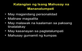 Filipino 9 Talumpati