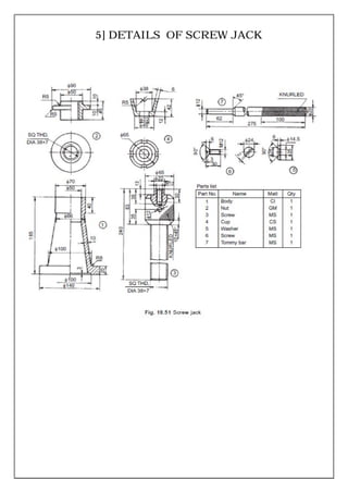 5] DETAILS OF SCREW JACK
 