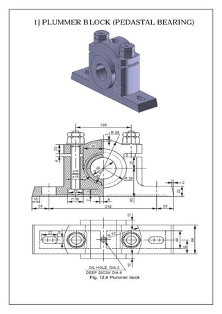 1] PLUMMER BLOCK (PEDASTAL BEARING)
 