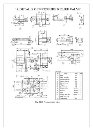 12]DETAILS OF PRESSURE RELIEF VALVE
 