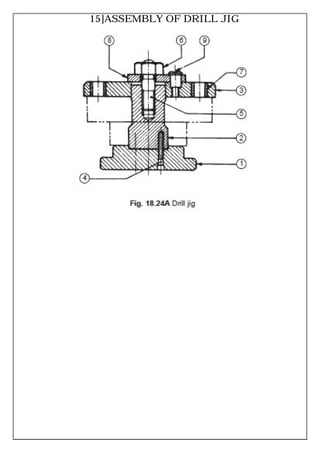 15]ASSEMBLY OF DRILL JIG
 