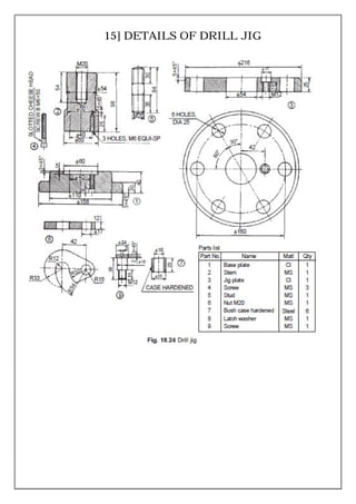 15] DETAILS OF DRILL JIG
 