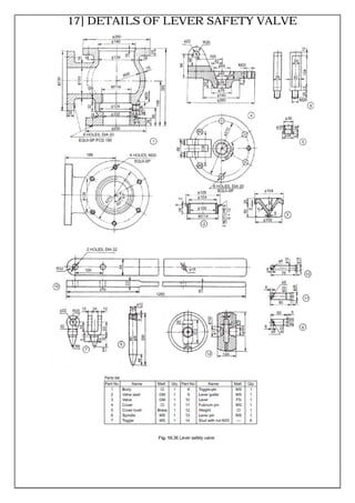 17] DETAILS OF LEVER SAFETY VALVE
 