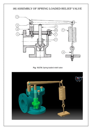 18] ASSEMBLY OF SPRING LOADED RELIEF VALVE
 