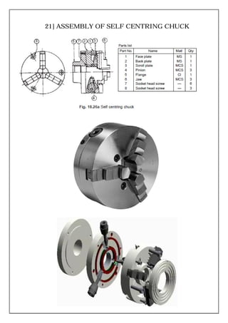 21] ASSEMBLY OF SELF CENTRING CHUCK
 