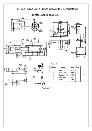 24] DETAILS OF STEAM ENGINE CROSSHEAD
 