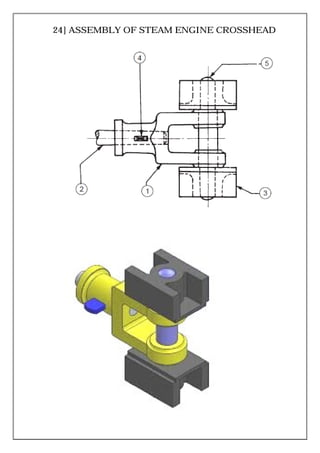 24] ASSEMBLY OF STEAM ENGINE CROSSHEAD
 