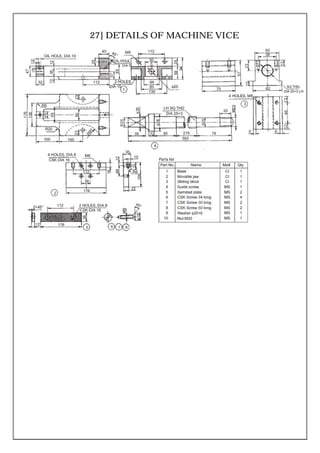 27] DETAILS OF MACHINE VICE
 