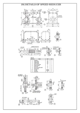 29] DETAILS OF SPEED REDUCER
 