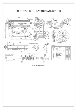 3] DETAILS OF LATHE TAIL-STOCK
 