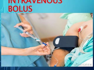 INTRAVENOUS
BOLUS
 