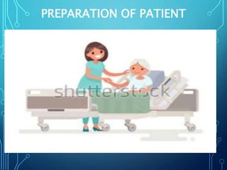 PREPARATION OF PATIENT
 