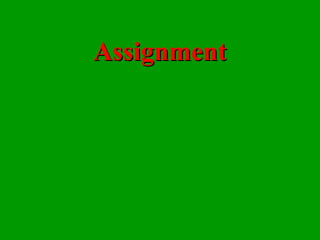 Assignment 