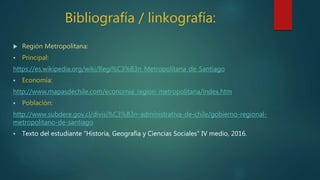 La región metropolitana (carlos berrios cristobal becerra - nazareth ...