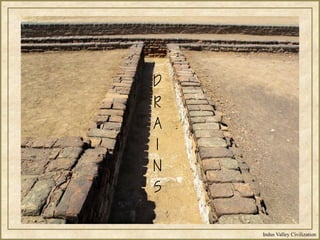 Indus Valley Civilization
D
R
A
I
N
S
 