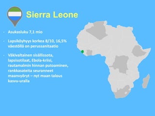 Sierra Leonen lapset - Marja-Riitta Ketola ja Iiro Rantala