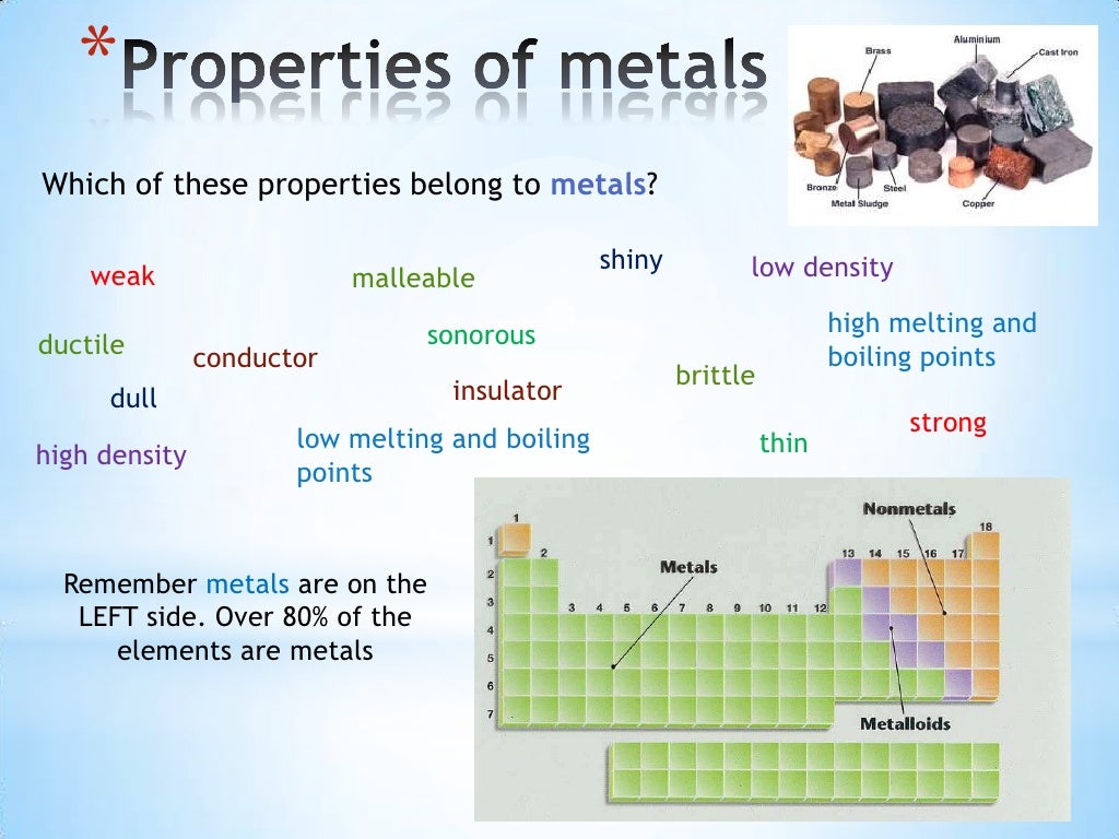 Metals