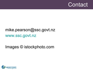 Contact [email_address] www.ssc.govt.nz Images © istockphoto.com 