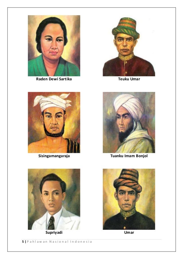 Poster Pahlawan Indonesia – Tulisan