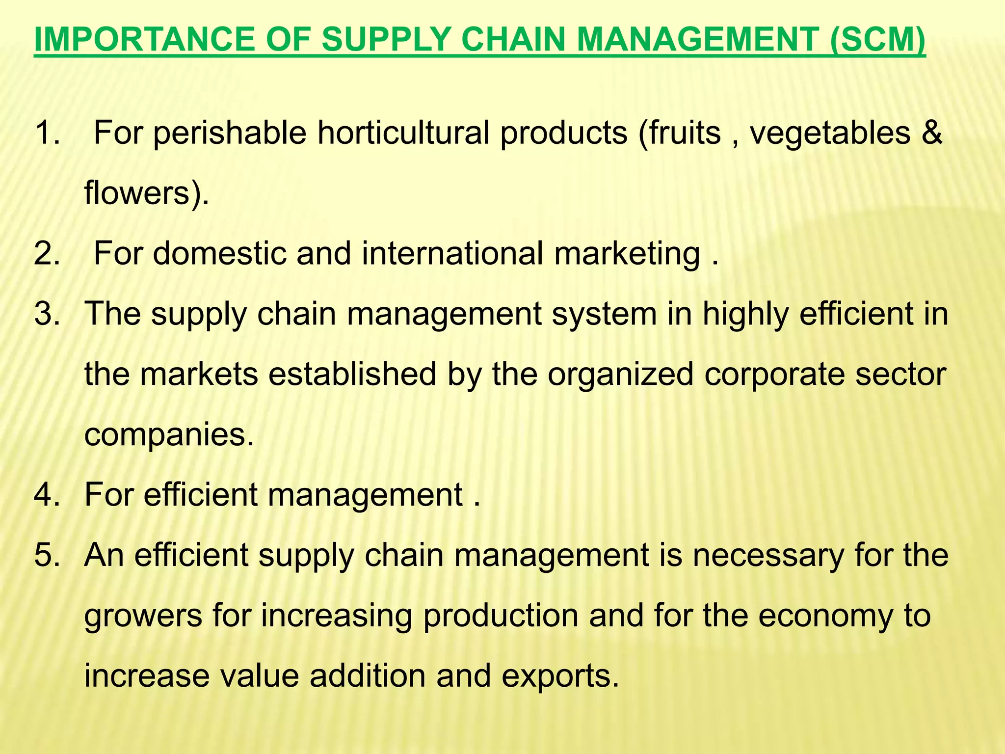 SUPPLY CHAIN MANAGEMENT | PPT image.