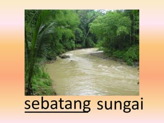 sebatang sungai
_______
 