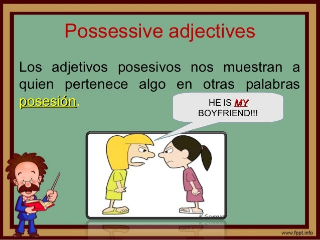 Personal pronouns & possessive adjectives