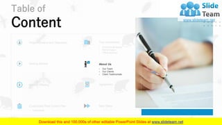 Table of
Content
17
Project Context and Objectives
› Commercial Space
› Rental Space
› Office Building
Your Investment
Getting Started
› Our Team
› Our Clients
› Client Testimonials
About Us
Service Offering Agreement
Customized Pest Control Plan
› Treatments
Next Steps
 