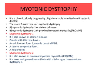 myotonic dystrophy