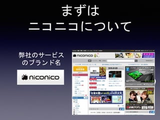 まずは
ニコニコについて
弊社のサービス
のブランド名
 