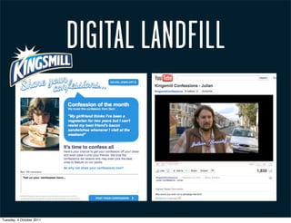 DIGITAL LANDFILL



Tuesday, 4 October 2011
 