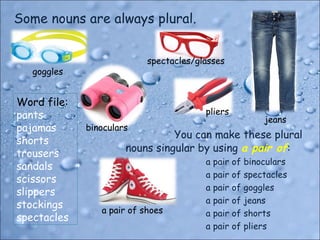 Singular and Plural Nouns  ppt video online download