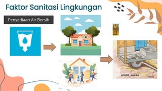 Faktor Sanitasi Lingkungan
Penyediaan Air Bersih
 