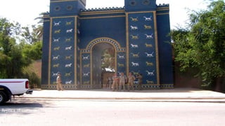 Replica of the real Gate of Temple of Ishtar
 