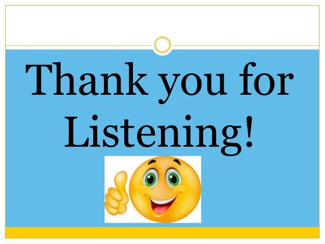 Thank you for listening presentation slide - qeryauction