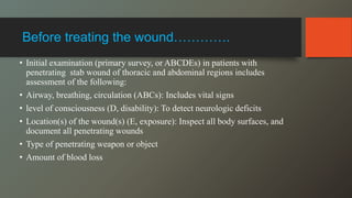 Stab wound | PPT