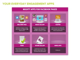 YOUR EVERYDAY ENGAGEMENT APPS
 