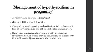 Thyroid Disorder in Pregnancy | PPT