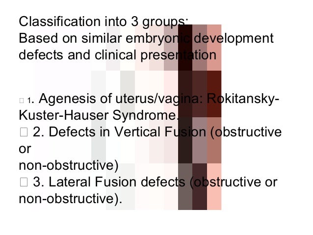 Uterine anomalies