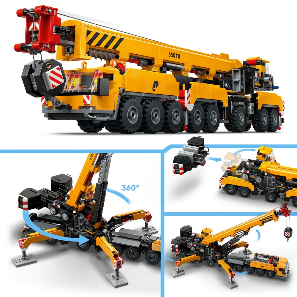 LEGO City 60409 Mobile Construction Crane Set | Smyths Toys UK