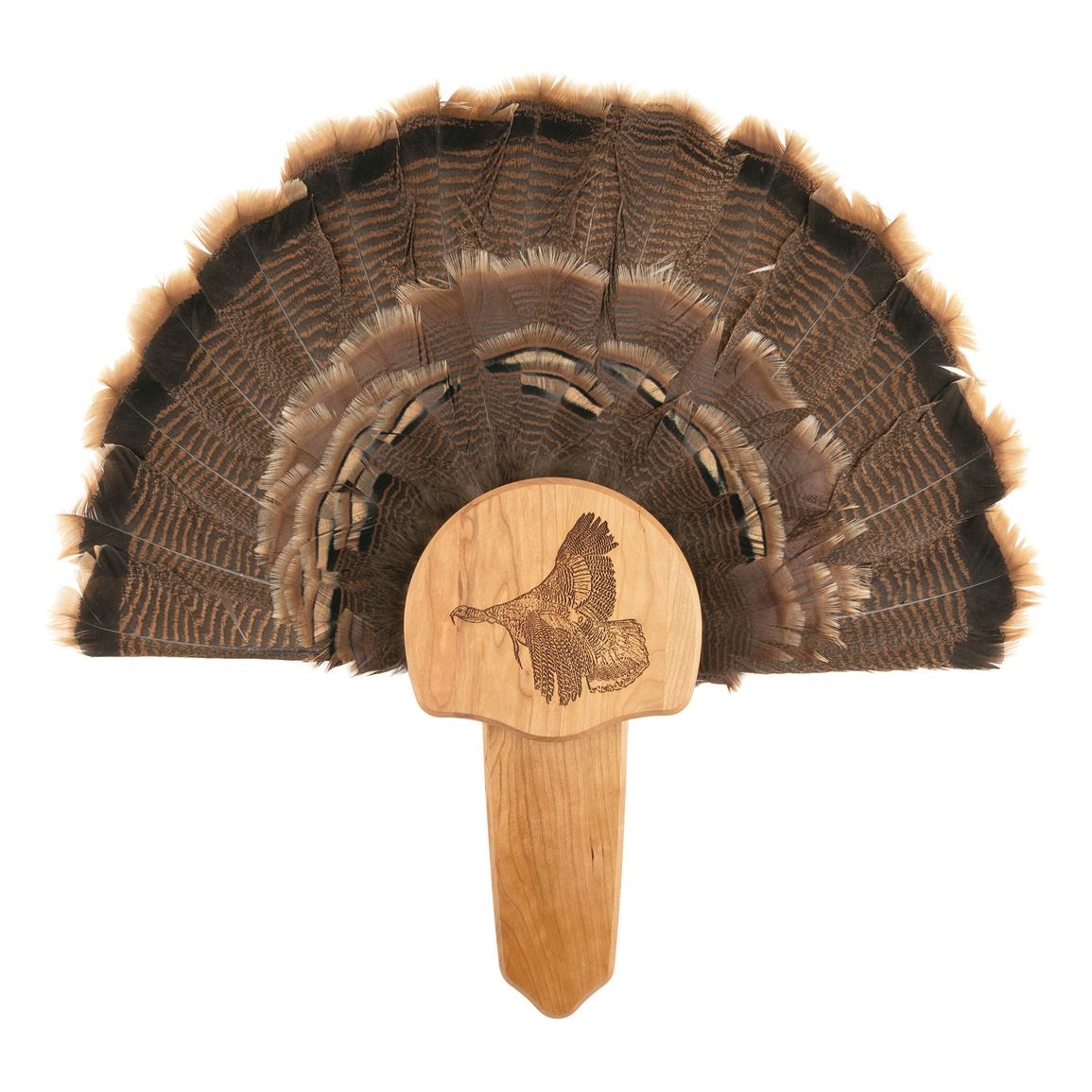 Walnut Hollow Engraved Turkey Fan Mount Kit - 739596, Turkey Taxidermy ...