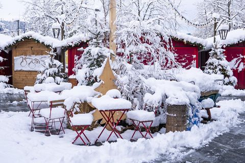 Schnee an Weihnachten Symbolbild