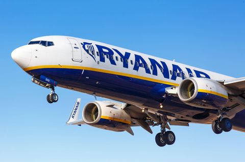 Ryanair-Maschine vor der Landung auf Teneriffa (Archivbild)