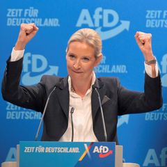 Alice Weidel nach ihrer Wahl zur Kanzlerkandidatin