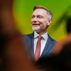 FDP-Chef Christian Lindner bei einem Auftritt